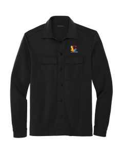 MERCER+METTLE Double-Knit Snap Front Jacket